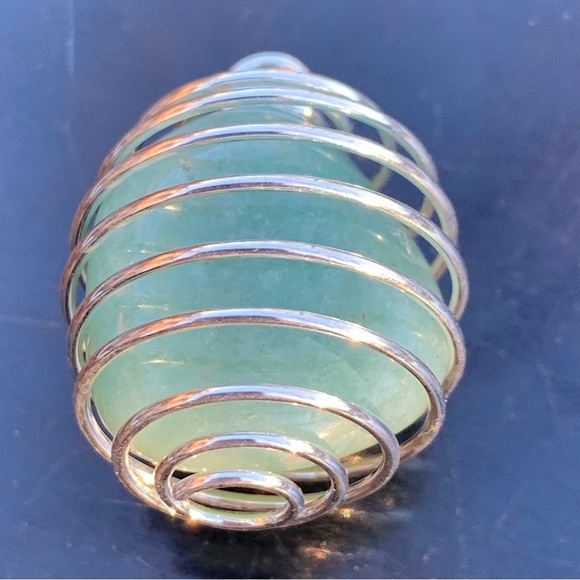 Aventurine Zenergy Gems Tumble Stone Crystal Pendant + 20" Stainless Steel Chain - Picture 6 of 17